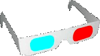 Red- cyan glasses