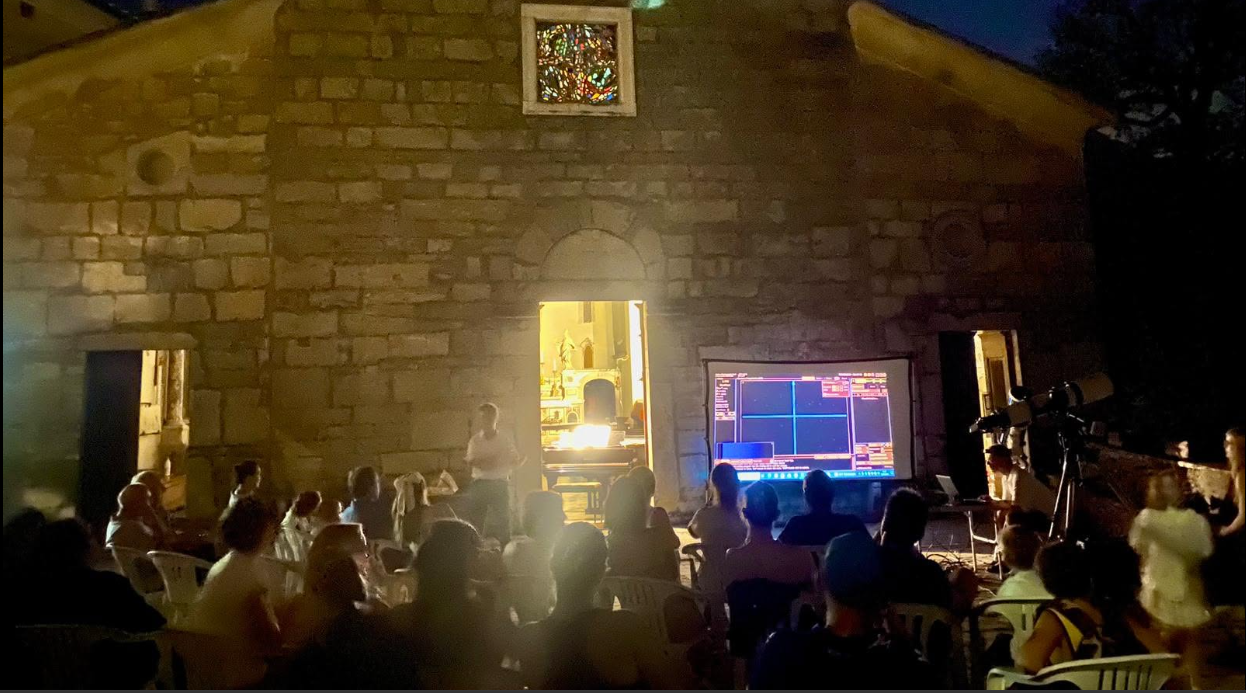 Serata pubblica organizzata dal Gruppo Astronomico Viareggio