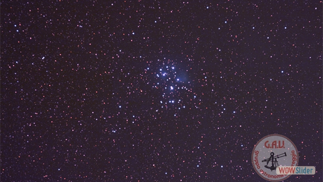 Le Pleiadi riprese dal GAV