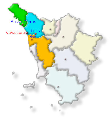 Province interessate dal censimento dei quadranti solari del GAV